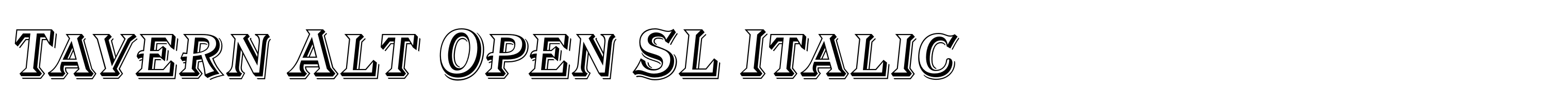 Tavern Alt Open SL Italic